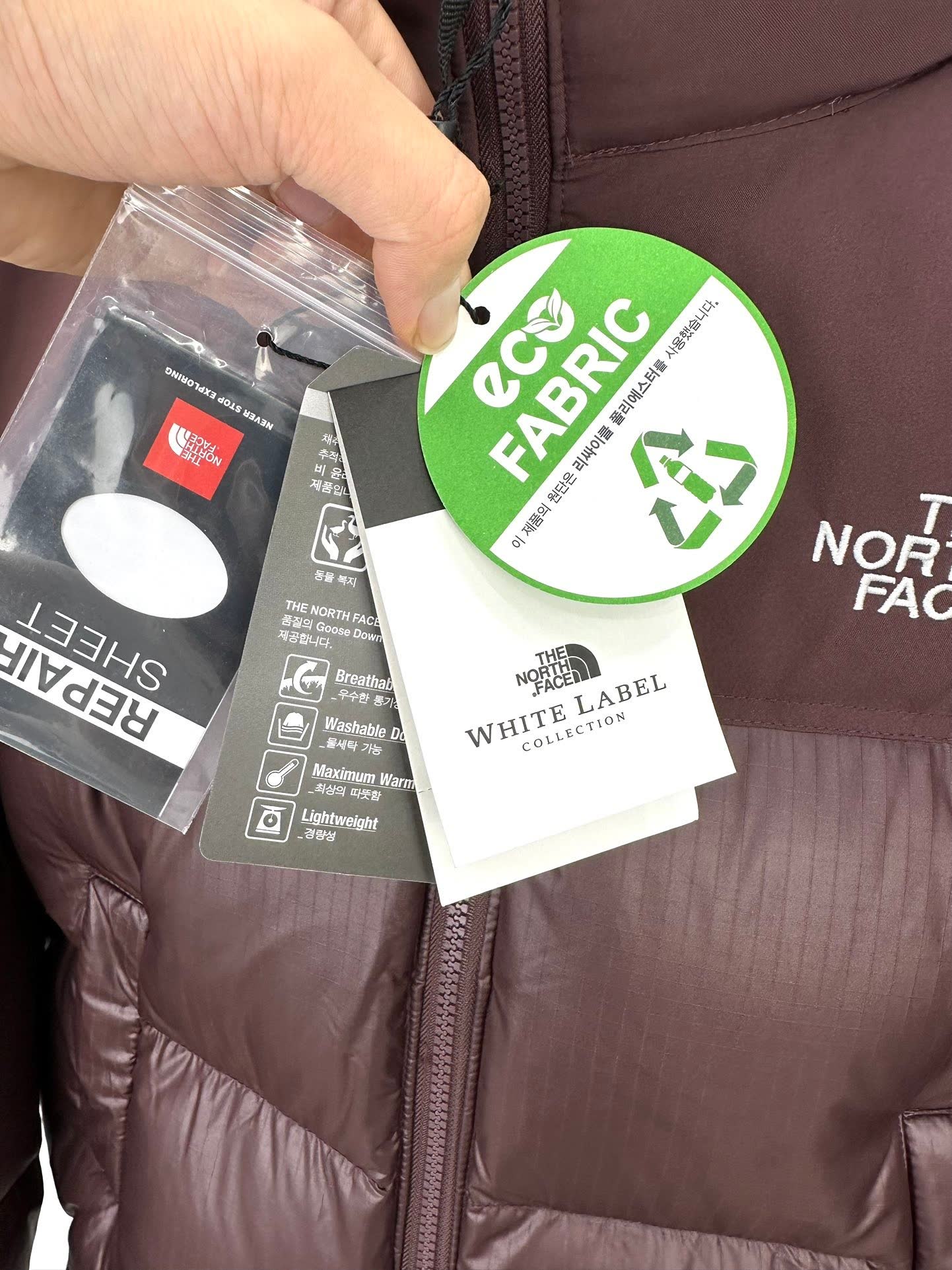 The North Face White Label Cropped Down Jacket